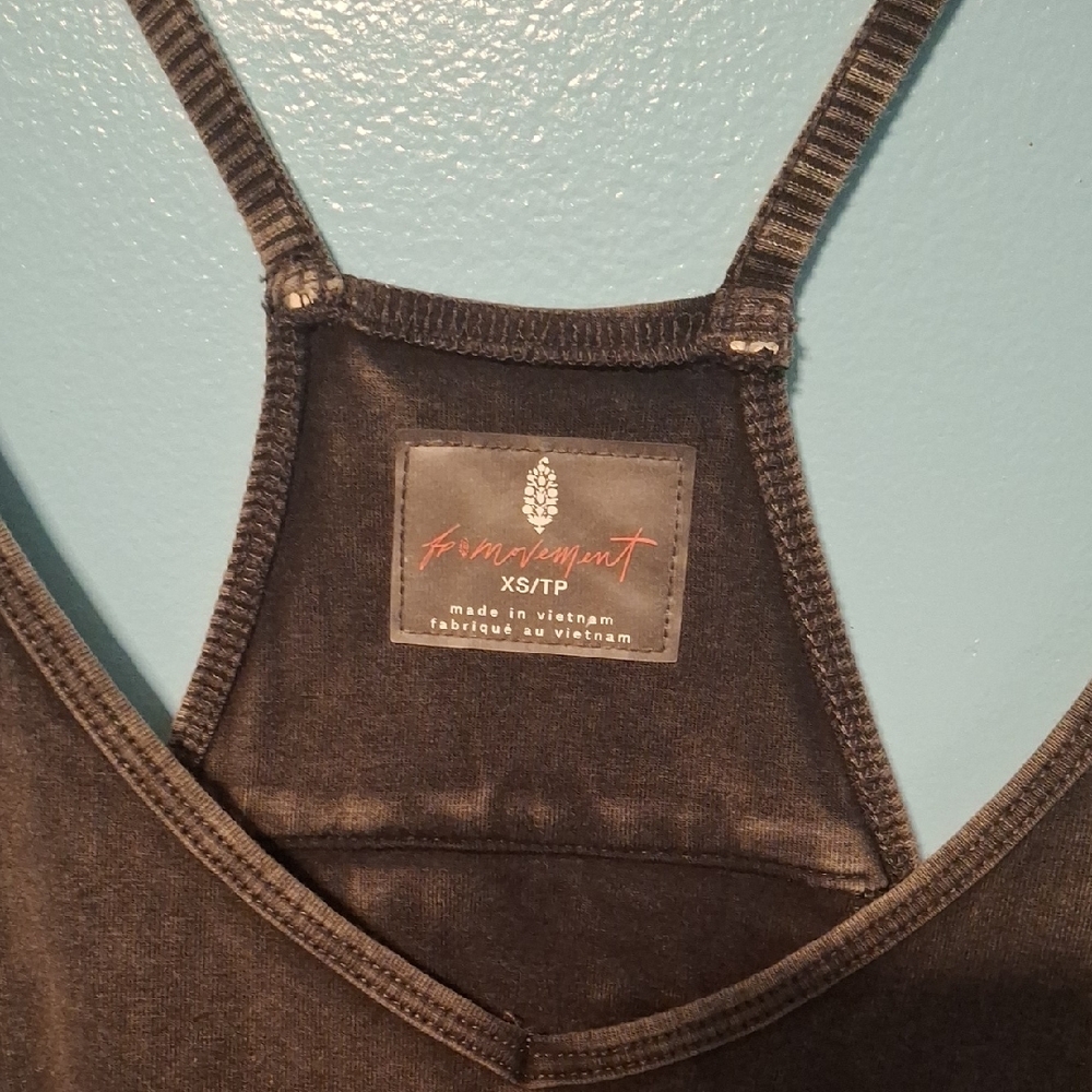 FP Movement by Free People Charcoal Sleeveless Top - Picture 2 of 8